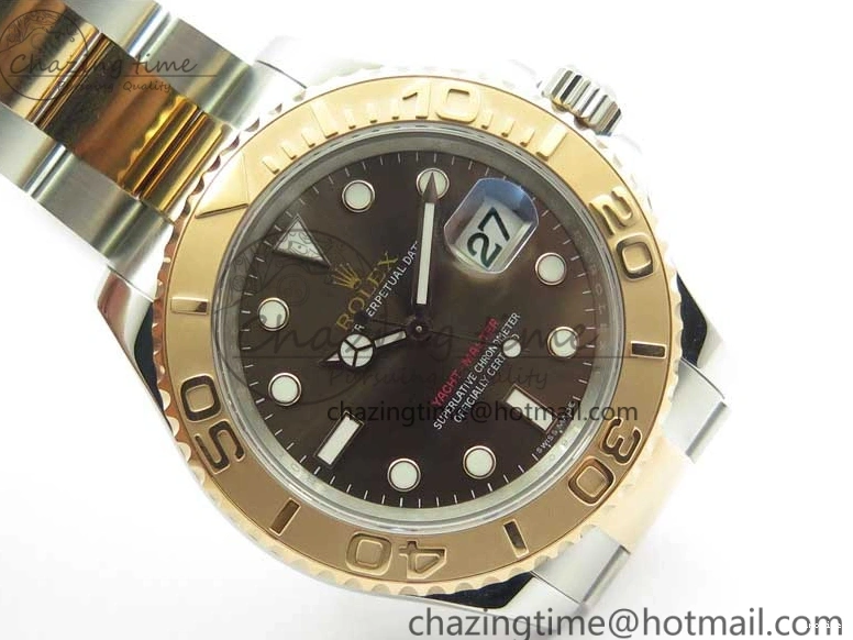 MiroTime 0522 Soft Yacht-Master 116621 ARF 1:1 Best Edition Brown Dial on SS RG Bracelet SH3135 V 3062